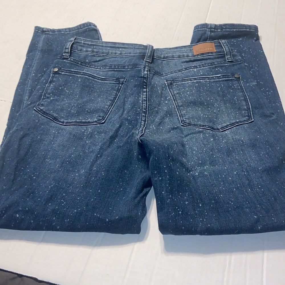 Judy Blue Relaxed Fit dark wash speckled jeans size 5/27